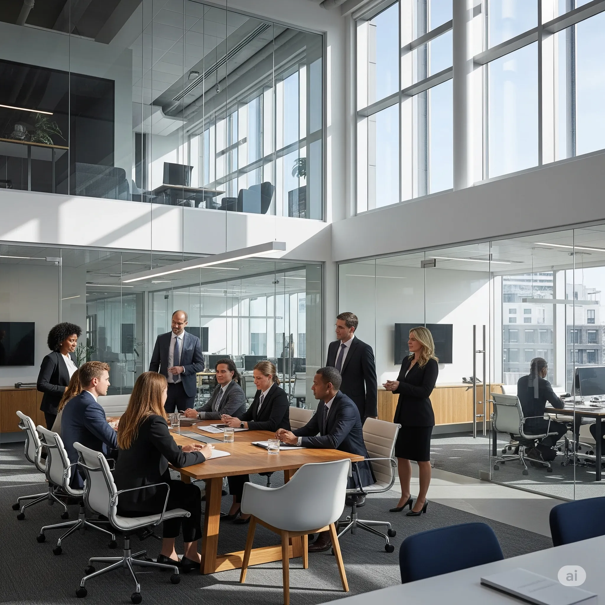 Oficina moderna de CM Abogados